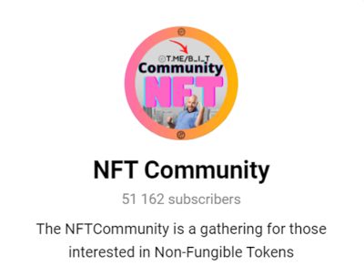 Telegram channel about NFT