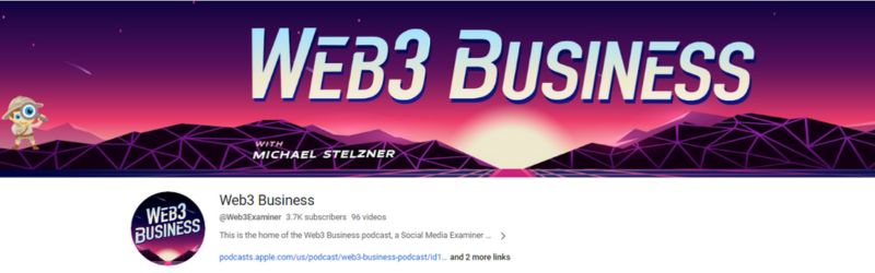 Web3 Business YouTube channel 