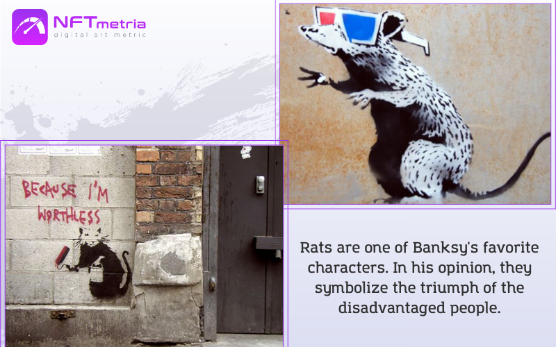 Rats in art Banksy`s