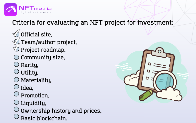 Criteria NFT for investment