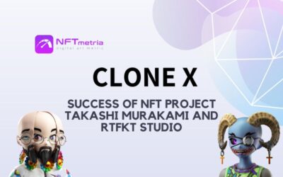 CLONE X: bright space NFTs from Takashi Murakami and RTFKT studio
