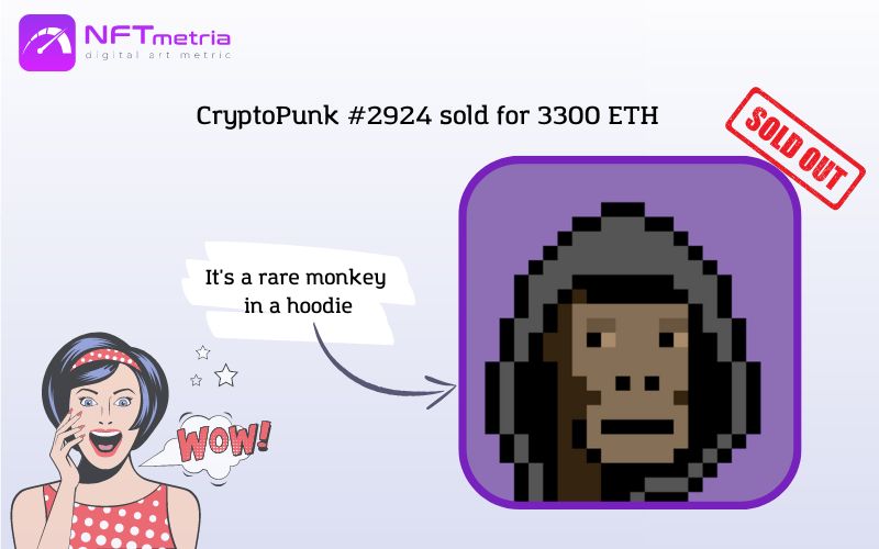 CryptoPunk NFT sales 3300 ETH