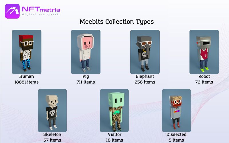 Meebits nft Collection Types