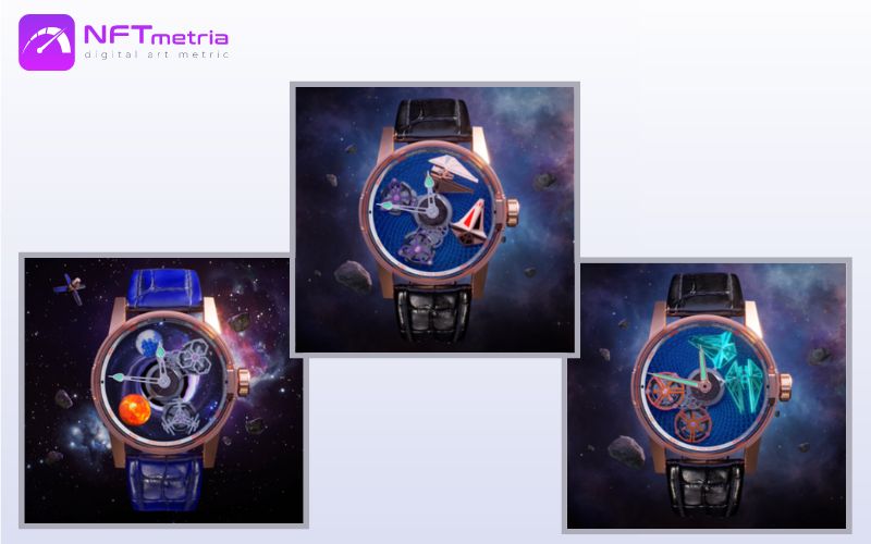 Louis Moinet hopes to sell 1,000 NFT avatars of its Space Revolution watch