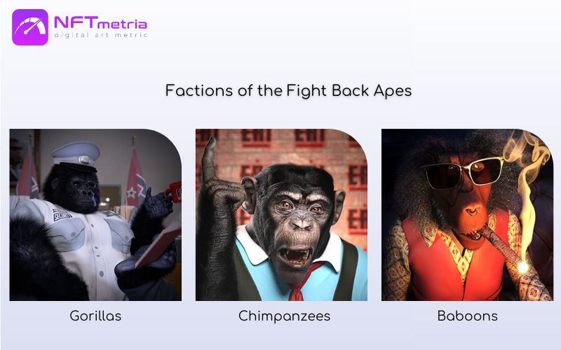 Fight Back Apes factions nft