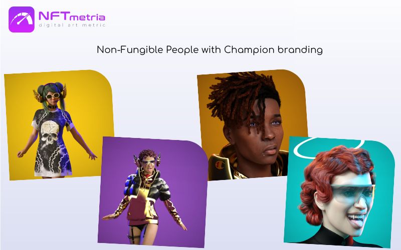 Non-Fungible People with Champion nft
