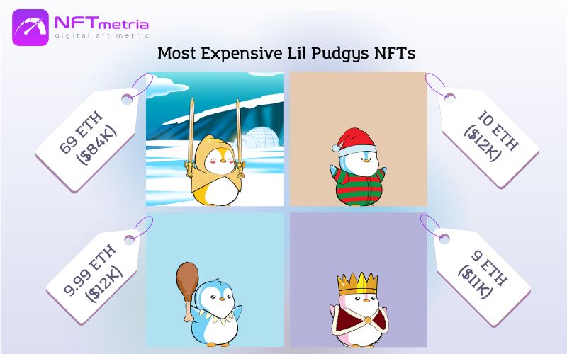 Most Expensive Sales NFT Lil Pudgys