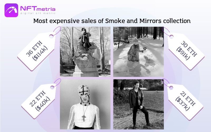 Most Expensive Sales of NFT Smoke and Mirrors