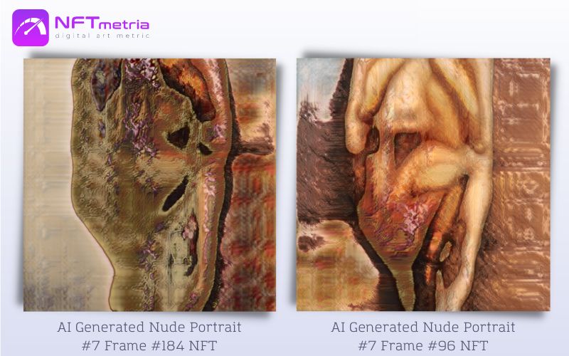 Robbie Barrat videodrome nft AI Generated Nude Portrait