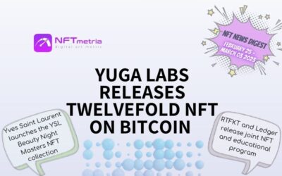 NFT News Digest: Yuga Labs releases the TwelveFold NFT collection on the Bitcoin blockchain