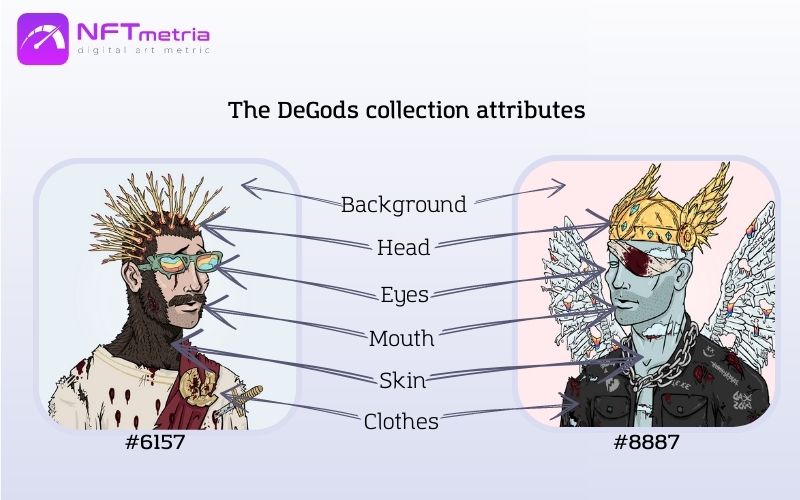 DeGods nft attributes