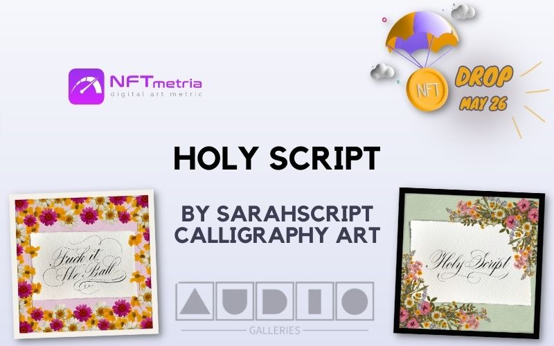 Drop Holy Script by SarahScript: celebration of the power of the written word