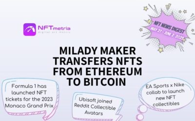 NFT News Digest: Milady Maker transfers NFTs from Ethereum to Bitcoin via Bridge