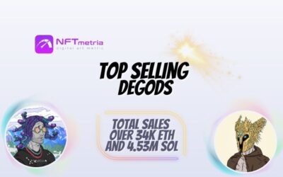 The most expensive sales of DeGods NFTs on Ethereum blockchain