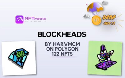 Drop BLOCKHEADS by harvmcm: A popular sequel to the bright geometric project at Polygon