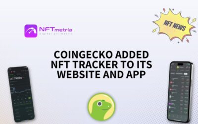 CoinGecko added NFT Tracker to its website and app