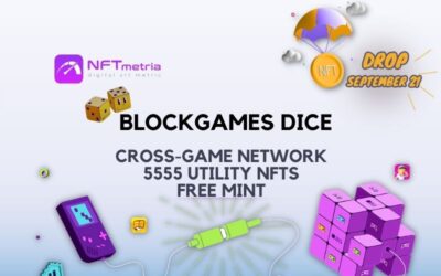 Drop BlockGames Dice: Free mint in an innovative cross-game decentralized network