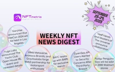 Weekly NFT News Digest: September 23-29, 2023
