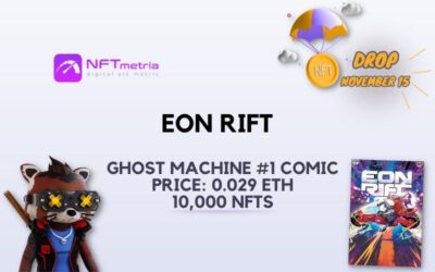 NFT Drop EON RIFT GHOST MACHINE #1 Comic: Dive into the Cyberpunk World