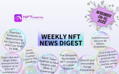 Weekly NFT News Digest: November 4-10, 2023