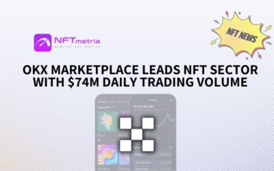 OKX NFT Marketplace Leads NFT Sector with $74 Million Daily Trading Volume