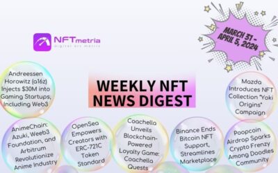 Weekly NFT News Digest: March 31 – April 5, 2024